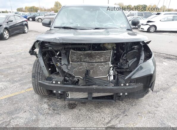 1FM5K8AB1LGD01477 2020 FORD POLICE INTERCEPTOR Black Դիմացի տեսք