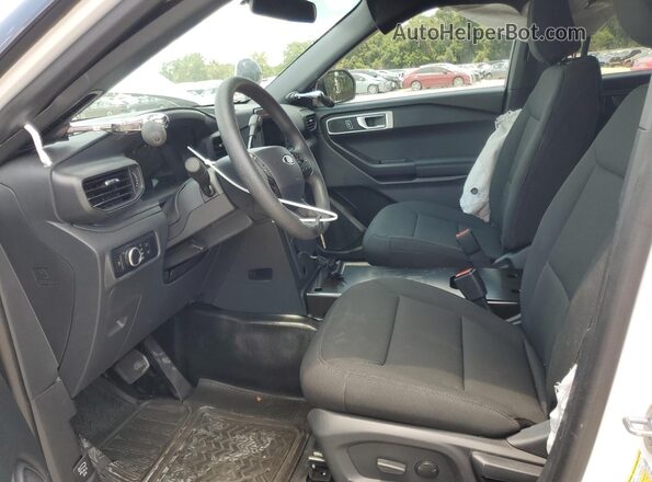 1FM5K8AB2SGA34378 2025 FORD FORD EXPLORER White Widok wnętrza z przodu