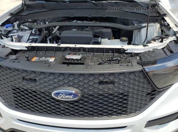 1FM5K8AB2SGA34378 2025 FORD FORD EXPLORER White Widok komory silnika