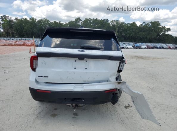 1FM5K8AB2SGA34378 2025 FORD FORD EXPLORER White Widok z tyłu