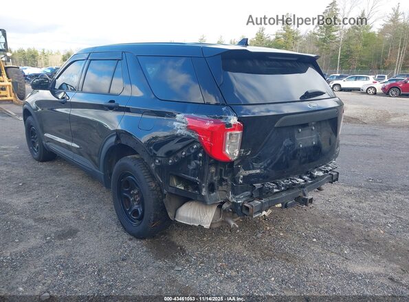 1FM5K8AB3LGA72008 2020 FORD POLICE INTERCEPTOR Черный Задняя левая четверть