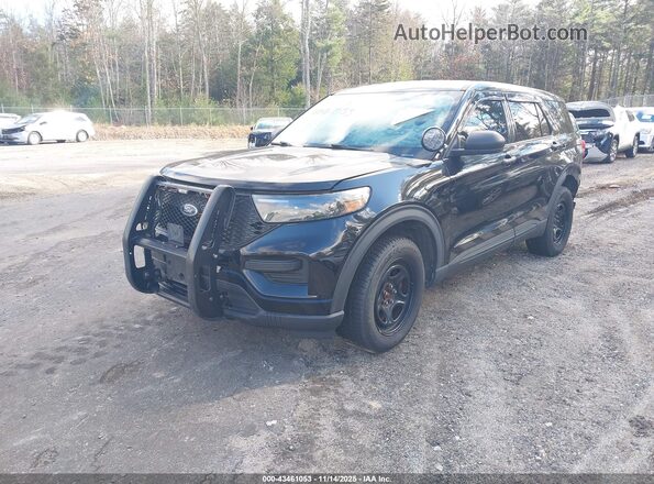 1FM5K8AB3LGA72008 2020 FORD POLICE INTERCEPTOR Черный Передняя левая четверть