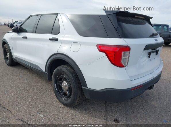1FM5K8AB3MGA42430 2021 FORD POLICE INTERCEPTOR White Rear left