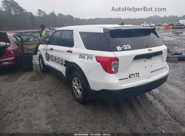 1FM5K8AB5RGA67935 2024 FORD POLICE INTERCEPTOR White Tył lewy