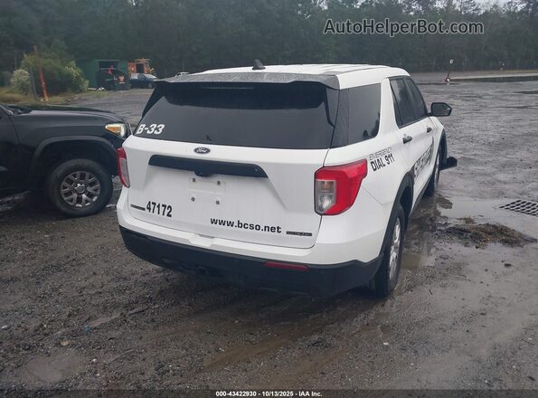 1FM5K8AB5RGA67935 2024 FORD POLICE INTERCEPTOR White Tył prawy