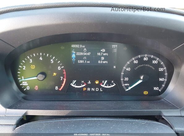 1FM5K8AB7LGA83500 2020 FORD POLICE INTERCEPTOR Black Вид задніх сидінь
