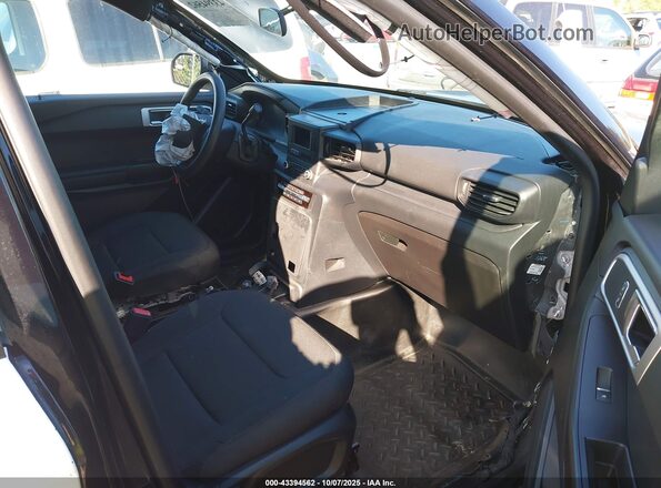 1FM5K8AB7LGA83500 2020 FORD POLICE INTERCEPTOR Black Вид салону спереду