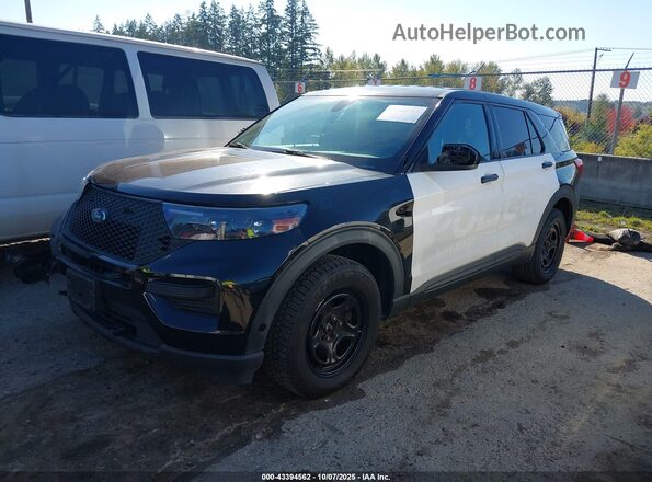 1FM5K8AB7LGA83500 2020 FORD POLICE INTERCEPTOR Black Передня ліва чверть