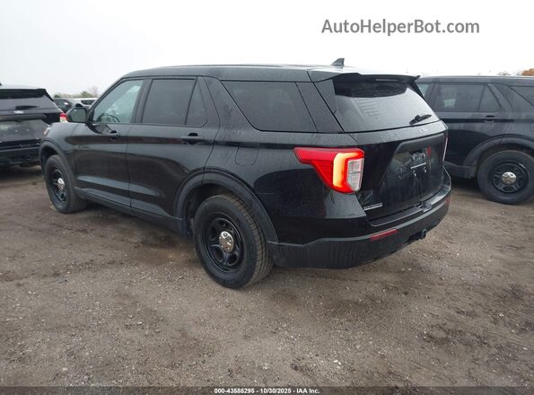 1FM5K8AB7MGA64866 2021 FORD POLICE INTERCEPTOR Black Trasero izquierdo