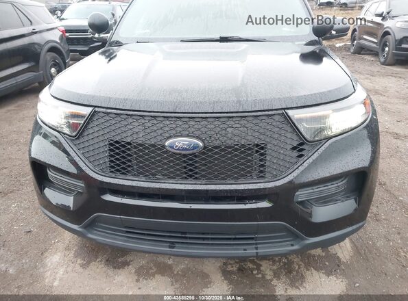 1FM5K8AB7MGA64866 2021 FORD POLICE INTERCEPTOR Black Vista frontal