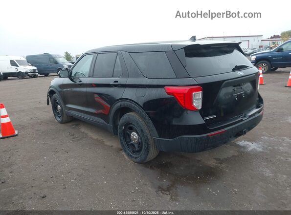 1FM5K8AB8LGA19241 2020 FORD POLICE INTERCEPTOR Black Tył lewy