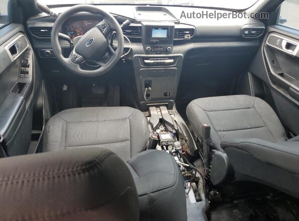 1FM5K8AB8LGB67812 2020 FORD FORD EXPLORER White Widok deski rozdzielczej