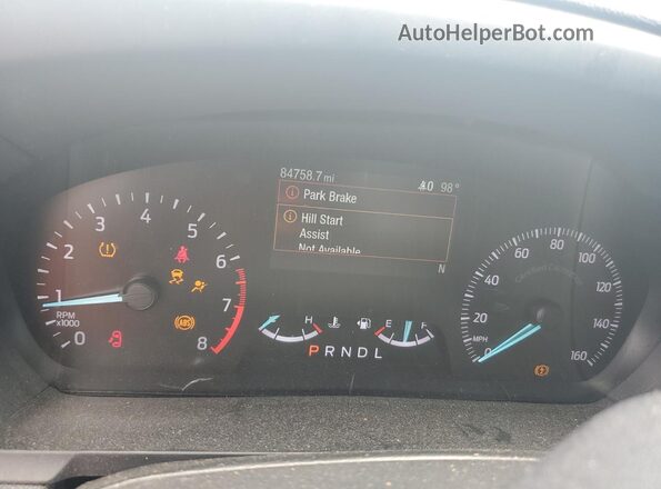 1FM5K8AB8LGB67812 2020 FORD FORD EXPLORER White Widok zestawu wskaźników