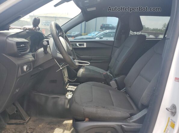 1FM5K8AB8LGB67812 2020 FORD FORD EXPLORER White Widok wnętrza z przodu
