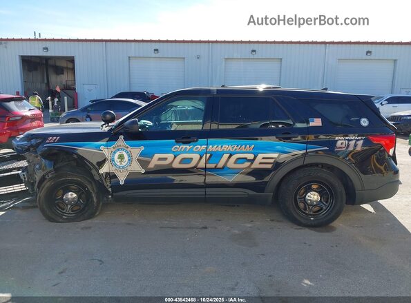 1FM5K8AB9NGA03763 2022 FORD POLICE INTERCEPTOR Black Панорамний вид салону 360°