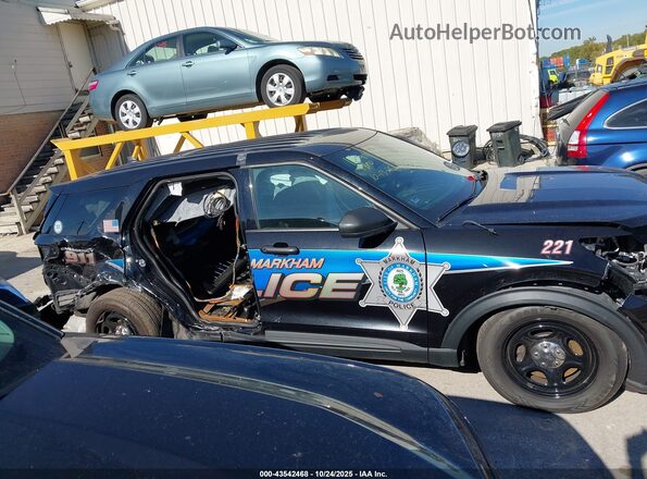 1FM5K8AB9NGA03763 2022 FORD POLICE INTERCEPTOR Black Вид задньої частини салону