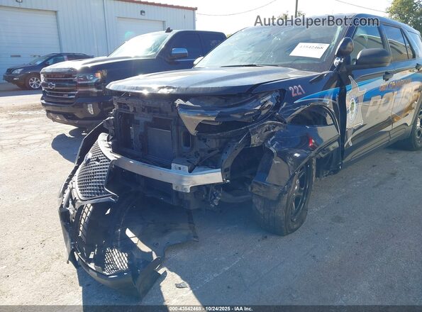 1FM5K8AB9NGA03763 2022 FORD POLICE INTERCEPTOR Black Вид спереду