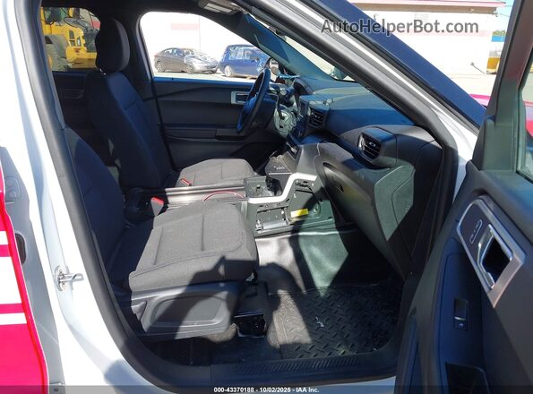 1FM5K8AB9RGA46893 2024 FORD POLICE INTERCEPTOR Red Widok wnętrza z przodu