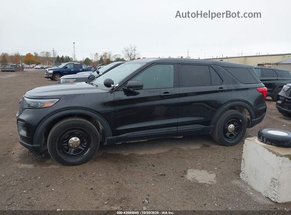 1FM5K8ABXMGA64862 2021 FORD POLICE INTERCEPTOR Black Սալոնի 360 աստիճան տեսք