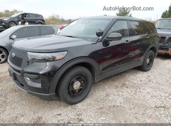 1FM5K8ABXSGA54183 2025 FORD POLICE INTERCEPTOR Black Front left
