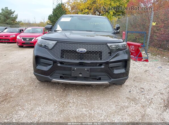 1FM5K8ABXSGA54183 2025 FORD POLICE INTERCEPTOR Black Front view