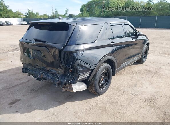 1FM5K8AC8LGC93838 2020 FORD POLICE INTERCEPTOR Black Задня права чверть