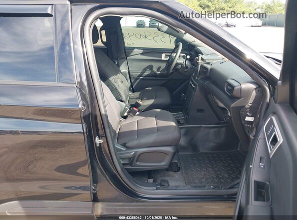 1FM5K8AC8LGC93838 2020 FORD POLICE INTERCEPTOR Black Вид салону спереду