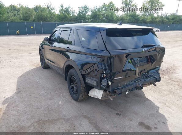 1FM5K8AC8LGC93838 2020 FORD POLICE INTERCEPTOR Black Задня ліва чверть