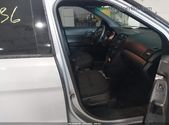 1FM5K8AR0GGC92726 2016 FORD POLICE INTERCEPTOR Gray Front interior view