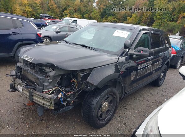 1FM5K8AR2JGA32724 2018 FORD POLICE INTERCEPTOR Black Przód lewy