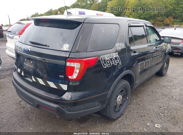 1FM5K8AR2JGA32724 2018 FORD POLICE INTERCEPTOR Black Tył prawy