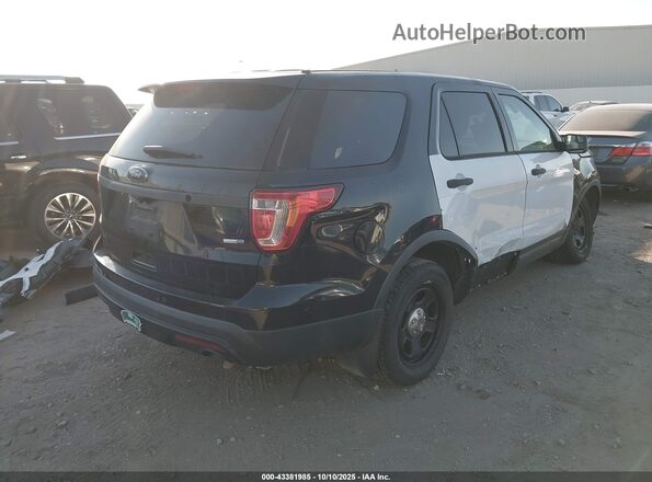 1FM5K8AR3HGD57991 2017 FORD POLICE INTERCEPTOR Black Tył prawy