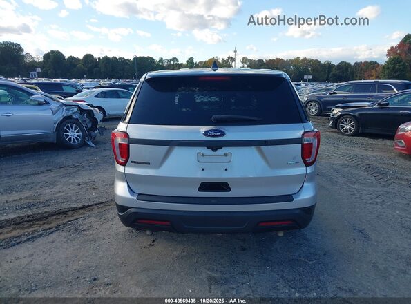 1FM5K8AR4JGA26634 2018 FORD POLICE INTERCEPTOR Silver 