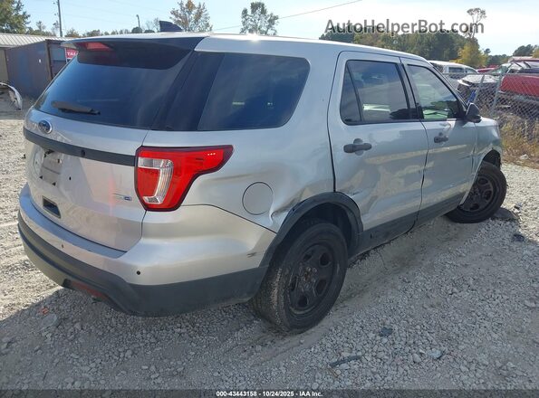 1FM5K8AR8HGD07409 2017 FORD POLICE INTERCEPTOR Silver უკანა მარჯვენა