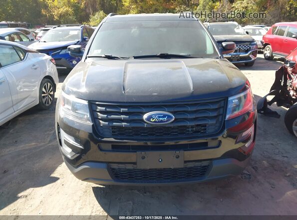 1FM5K8AT7HGD25346 2017 FORD POLICE INTERCEPTOR Black Вид щитка приладів