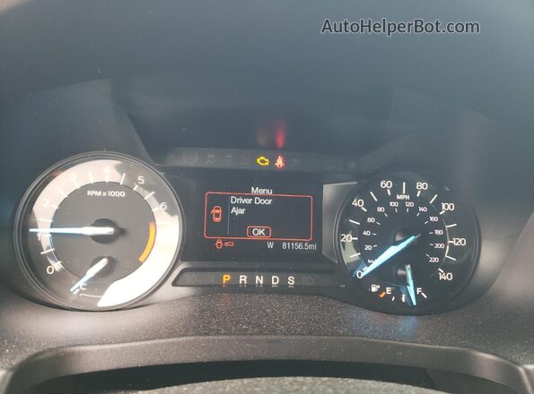 1FM5K8D82JGC27998 2018 FORD FORD EXPLORER Black Widok zestawu wskaźników