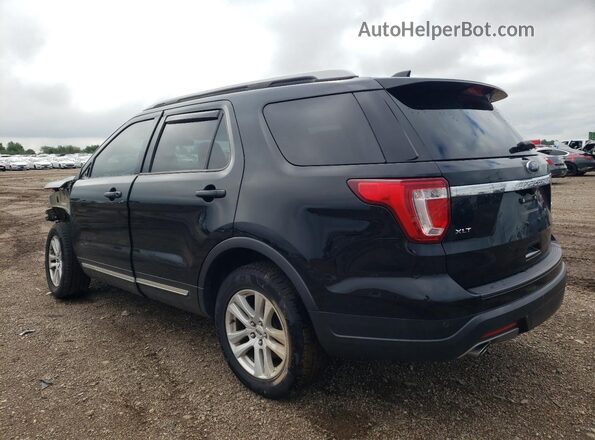 1FM5K8D82JGC27998 2018 FORD FORD EXPLORER Black Tył lewy