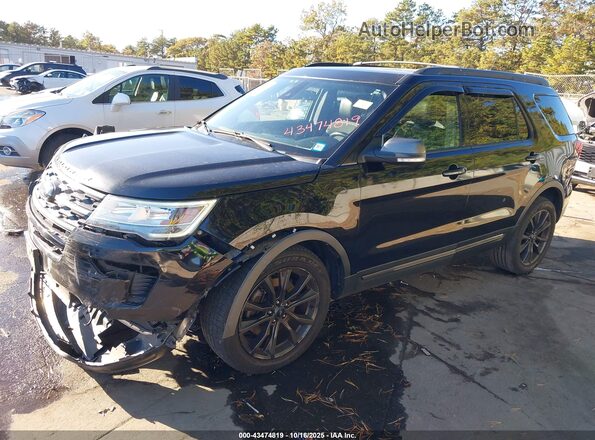 1FM5K8D88KGA74870 2019 FORD FORD EXPLORER Black Przód lewy