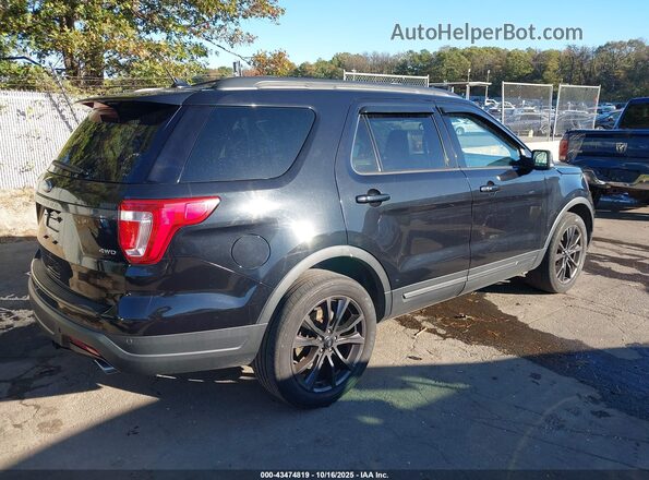 1FM5K8D88KGA74870 2019 FORD FORD EXPLORER Black Tył prawy