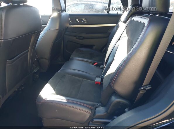 1FM5K8D88KGA74870 2019 FORD FORD EXPLORER Black Widok naklejki z numerem VIN