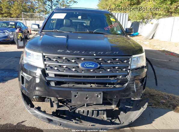 1FM5K8D88KGA74870 2019 FORD FORD EXPLORER Black Widok z przodu