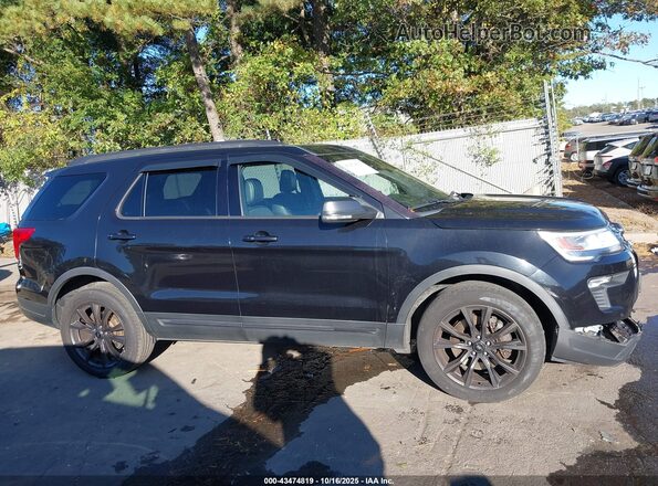 1FM5K8D88KGA74870 2019 FORD FORD EXPLORER Black Widok wnętrza z tyłu
