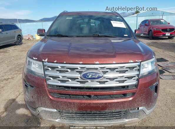 1FM5K8F81JGA99072 2018 FORD FORD EXPLORER Brown 