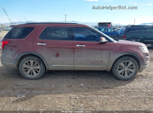 1FM5K8F81JGA99072 2018 FORD FORD EXPLORER Brown 