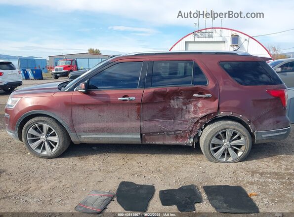 1FM5K8F81JGA99072 2018 FORD FORD EXPLORER Brown 
