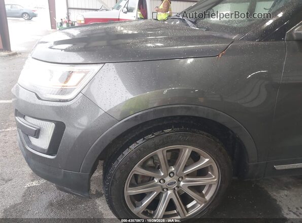 1FM5K8F86HGA18268 2017 FORD FORD EXPLORER Серый Вид спереди