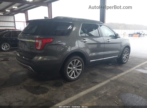 1FM5K8F86HGA18268 2017 FORD FORD EXPLORER Серый Задняя правая четверть