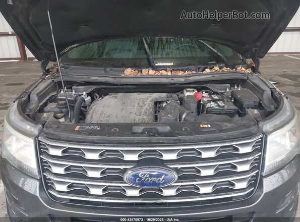 1FM5K8F86HGA18268 2017 FORD FORD EXPLORER Серый Вид сзади