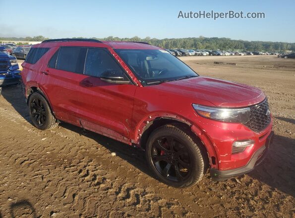 1FM5K8GC0LGC29722 2020 FORD FORD EXPLORER Red Przód prawy
