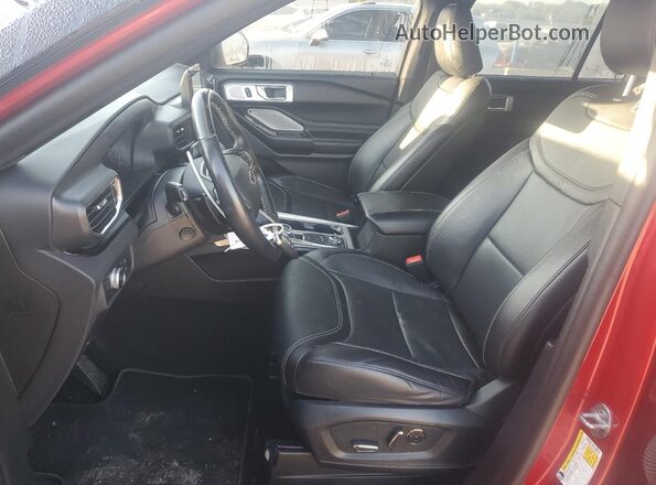1FM5K8GC0LGC29722 2020 FORD FORD EXPLORER Red Widok wnętrza z przodu